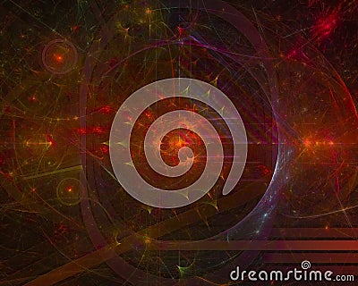 Abstract fractal digital design card template dynamic rendering future backdrop shape beautiful power explosion Stock Photo