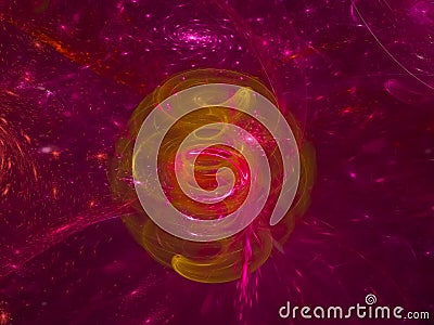 Abstract fractal digital color card glow chaos template beautiful, disco, party Stock Photo