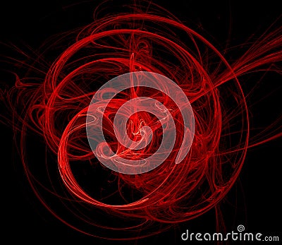 Abstract fractal graphics. Design element. Multicolor Stock Photo