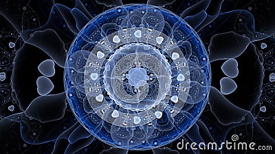 Abstract fractal illustration for creative design Stock Photo