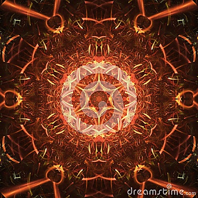 Abstract fractal illustration for creative design Stock Photo