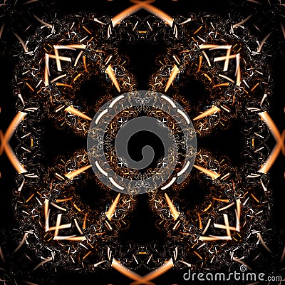 Abstract fractal illustration for creative design Stock Photo