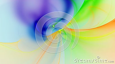 Abstract fractal illustration for creative design Cartoon Illustration