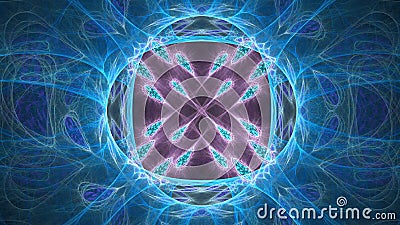 Abstract fractal illustration for creative design Cartoon Illustration