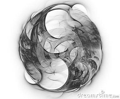 Abstract fractal illustration for creative design Cartoon Illustration