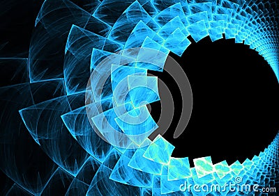 Abstract Fractal Layout Stock Photo