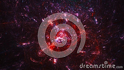 Abstract fractal light background. Digital 3d rendering backdrop Stock Photo