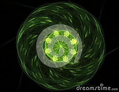 Abstract fractal patterns and shapes. Fractal texture for prints Stock Photo