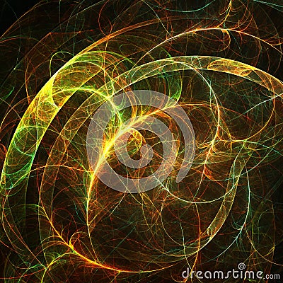Abstract Fractal Transparent Plexus Background - Fractal Art Stock Photo