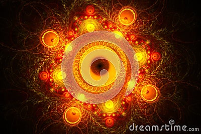 Abstract. Fractal Wallpaper on your desktop. Stock Photo