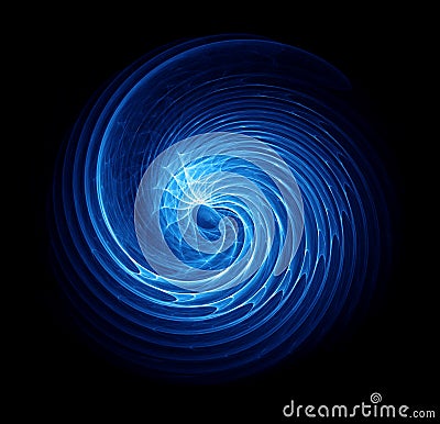 Abstract fractal whirl Stock Photo