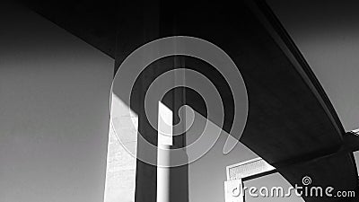 Abstract freeway overpass Stock Photo