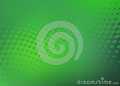 Abstract Fresh Green dot graphic background Stock Photo