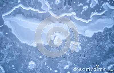 Abstract frozen lake texture Stock Photo