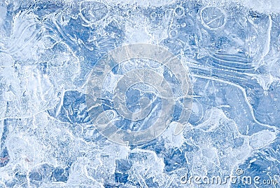 Abstract frozen water background Stock Photo