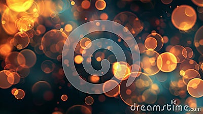 An abstract fusion of circles squares and lines depicting the intricate and precise calculations required for smart Stock Photo