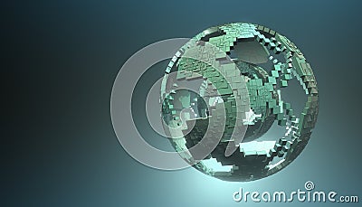Abstract futuristic background Stock Photo