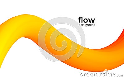 Abstract futuristic flow background wave pattern gradient flyer design dynamic modern liquid banner poster Vector Illustration