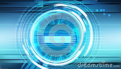 abstract futuristic technology background. 3d rendering digital hi tech background. Futuristic concept. Stock Photo