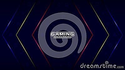 Abstract gaming background with modern luxury style Vector Illustration