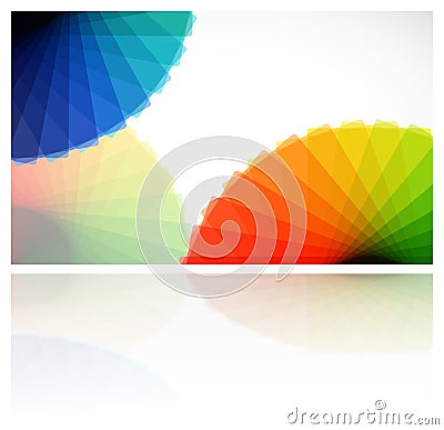 Abstract gamut card. Vector Illustration