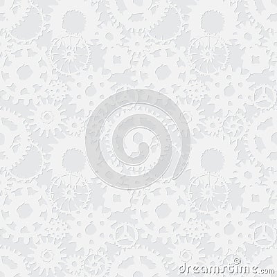 Abstract gears - vector seamless texture Vector Illustration