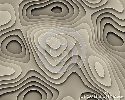 Abstract Geographic Curves Background Stock Photo