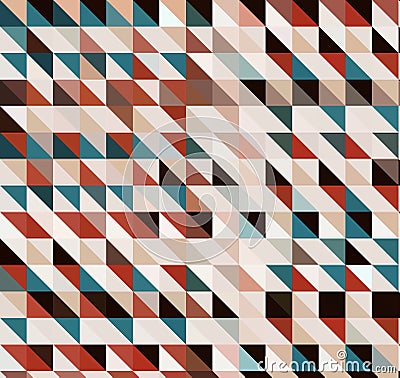 Abstract geomatics triangle block pattern wallpaper Stock Photo