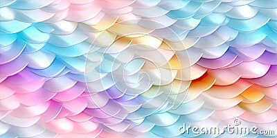 Abstract geometic 3d background, mosaic structure texture. Generative AI Cartoon Illustration