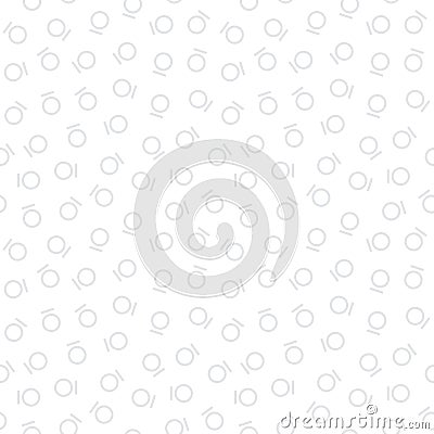 Abstract geometrc gray deco art memphis fashion circle subtle pattern Vector Illustration