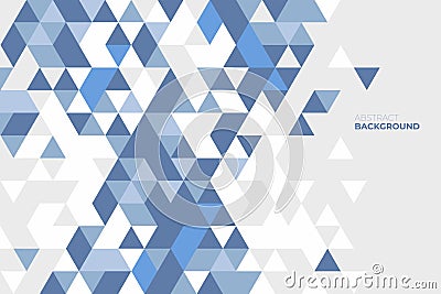 Abstract geometric background. Background of geometric shapes. Colorful mosaic pattern. Retro triangle background Vector Illustration