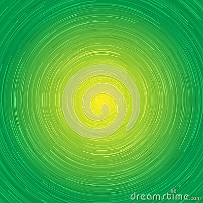 Abstract geometric background with circles, star trails. Vector Illustration