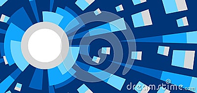 Abstract geometric background. Dynamic illustration for design. Vector Illustration