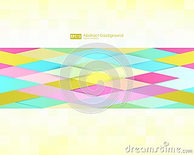 Abstract geometric background. Modern overlapping triangles. Unusual color shapes for your message. Pattern design for Vector Illustration