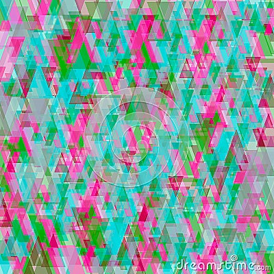 Abstract Geometric Background. Multicolored abstract shapes. Vector Illustration