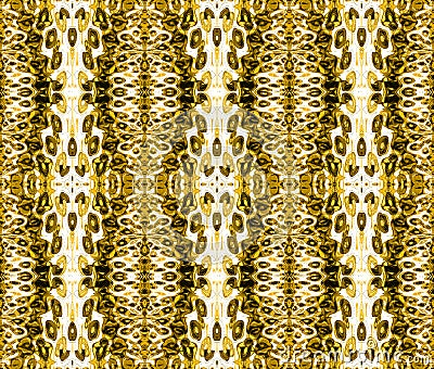 Seamless ellipses pattern ocher brown beige Stock Photo