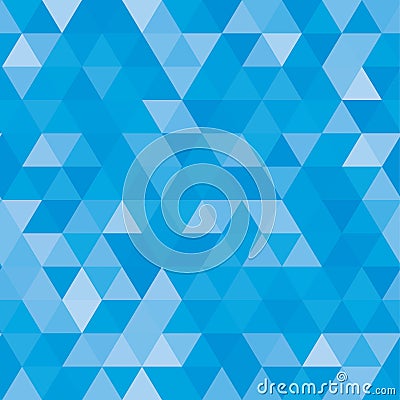 Abstract geometric background of triangular Vector Illustration