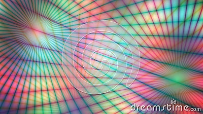 Abstract geometric background with unusual rays. Vector Vector Illustration
