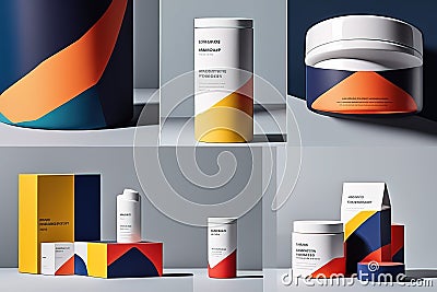 abstract geometric background with various shapesabstract geometric background with various Stock Photo