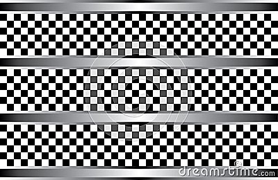 Abstract geometric black and white Vector Illustration