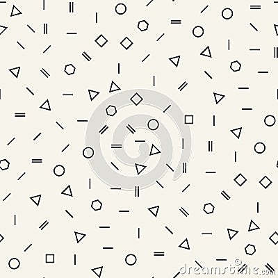 Abstract geometric black and white graphic minimal halftone pattern Vector Illustration