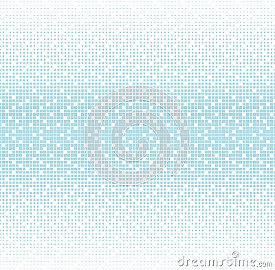 Abstract geometric blue gradient square halftone pattern Vector Illustration