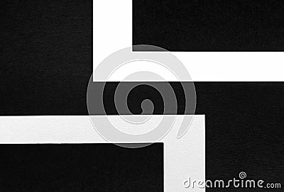 Abstract geometric composition, black texture space Stock Photo