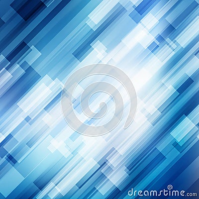 Abstract geometric diagonal blue lines overlap layer business shiny motion background technology concept Vector Illustration