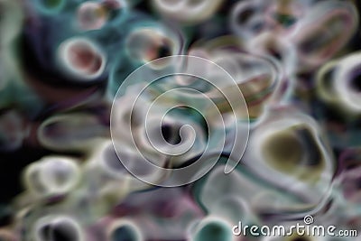 Abstract of geometric with a Ellipse - circle shape, connected in a row Stock Photo