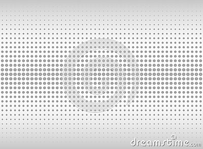 Abstract geometric gradient gray dot pattern background Vector Illustration
