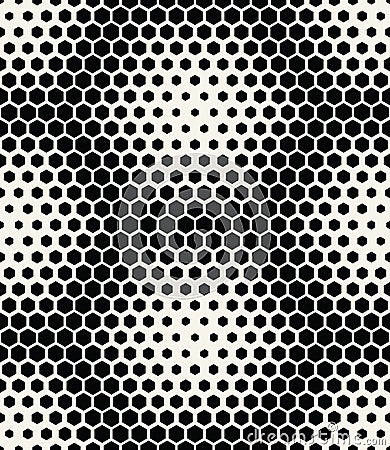 Abstract geometric graphic seamless hexagon pattern Vector Illustration