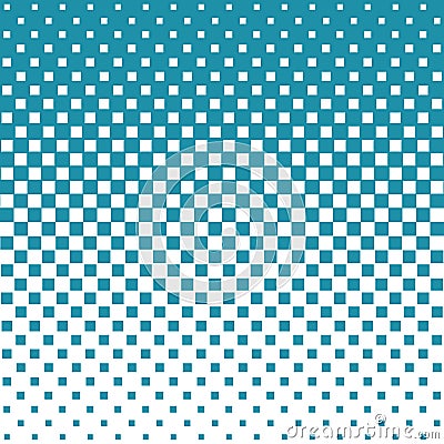 Abstract geometric hipster fashion halftone blue square pattern Vector Illustration