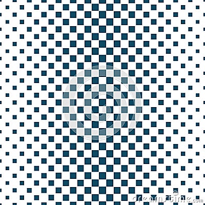 Abstract geometric hipster fashion halftone blue square pattern Vector Illustration