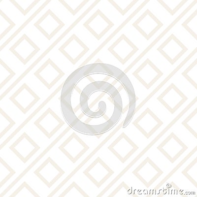 Abstract geometric lines lattice pattern. Seamless vector background. Subtle simple repeating texture. Vector Illustration